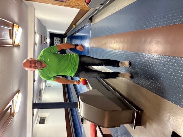 Wenn alle Kegel fallen, freut sich Conny von allen am meisten.