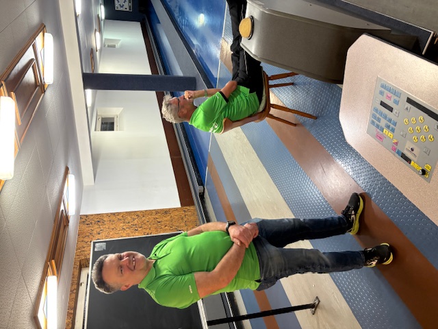 Gilli hat gut lachen, seine neun Sauen können sich sehen lassen. Erhard nachdenklich, es lief schon mal besser.